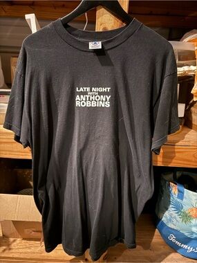 Delta Black 'Late Night with Anthony Robbins' Graphic Tee